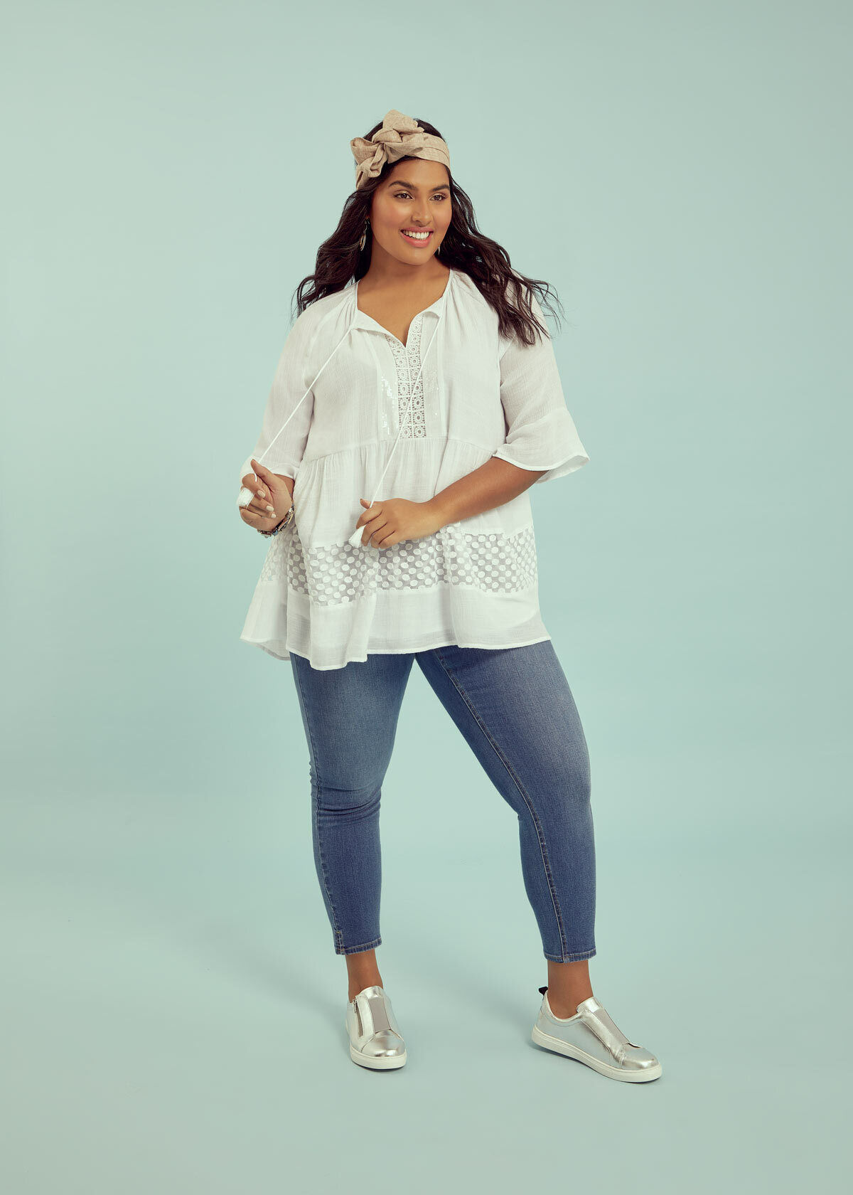 Plus size lace sales shirt