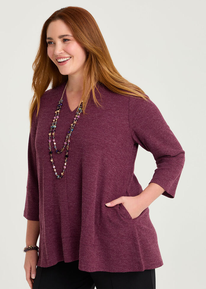 Lola Melange Knit Tunic, , hi-res