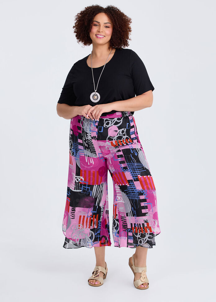 Reversible Travel Palazzo Pant, , hi-res