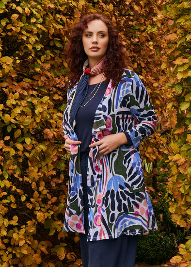 Plus Size Brittany Mesh Cardigan