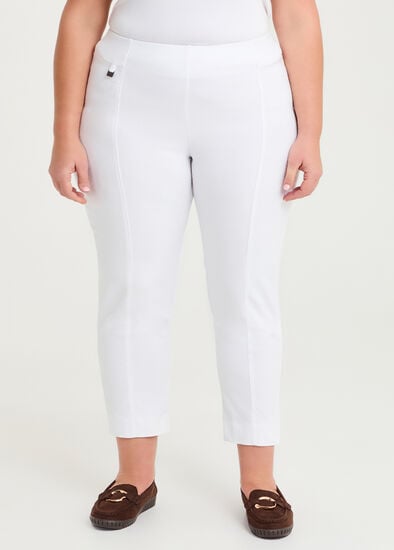 Plus Size Petite Natural Eloise Texture Pant