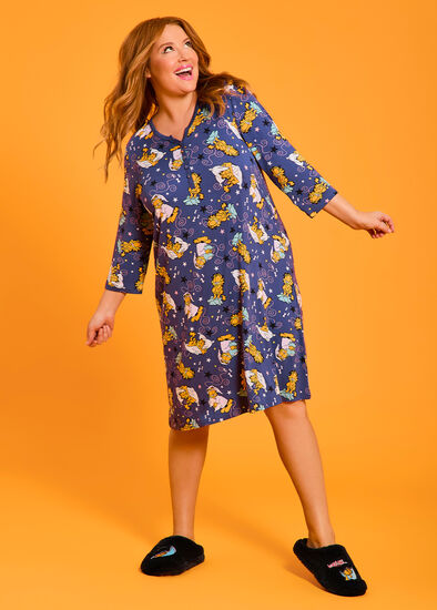 Plus Size Garfield Sleepy Nightie