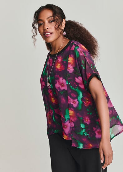 Plus Size Chiffon Amiria Tunic