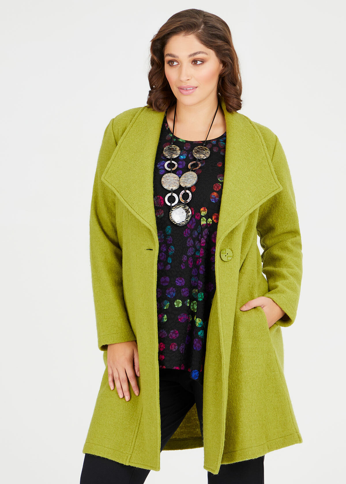 Morgan Boiled Wool Coat