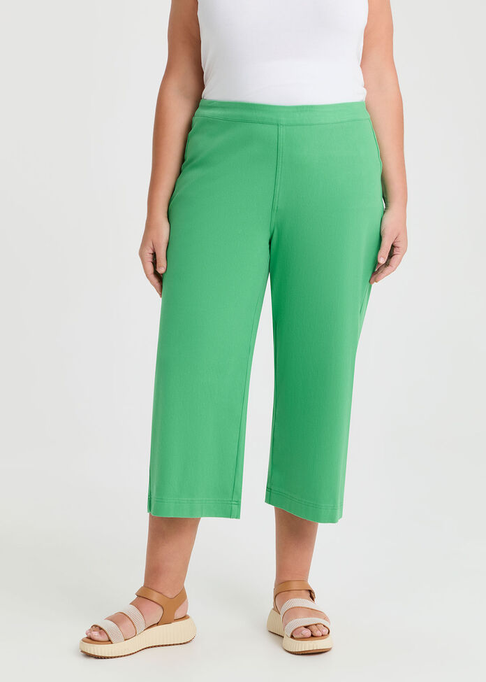 The Travel Wide Leg Crop Jean, , hi-res