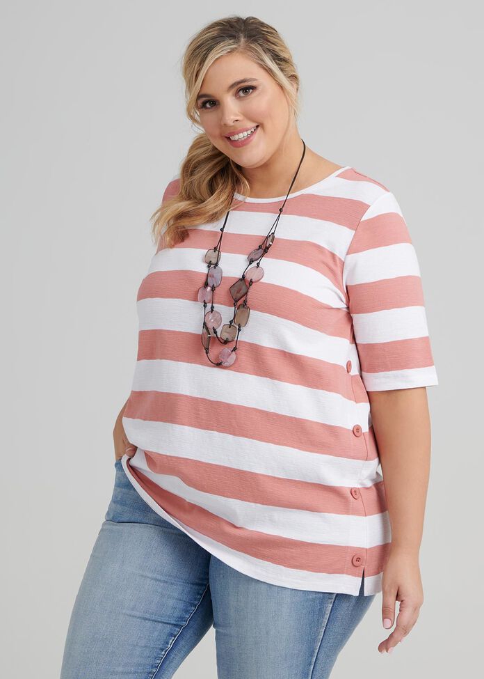 Be Bold Stripe Top, , hi-res