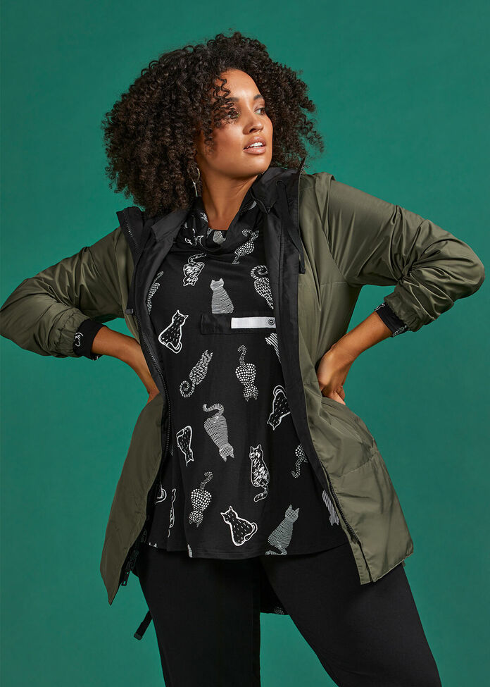 Cat Attack Natural Tunic, , hi-res