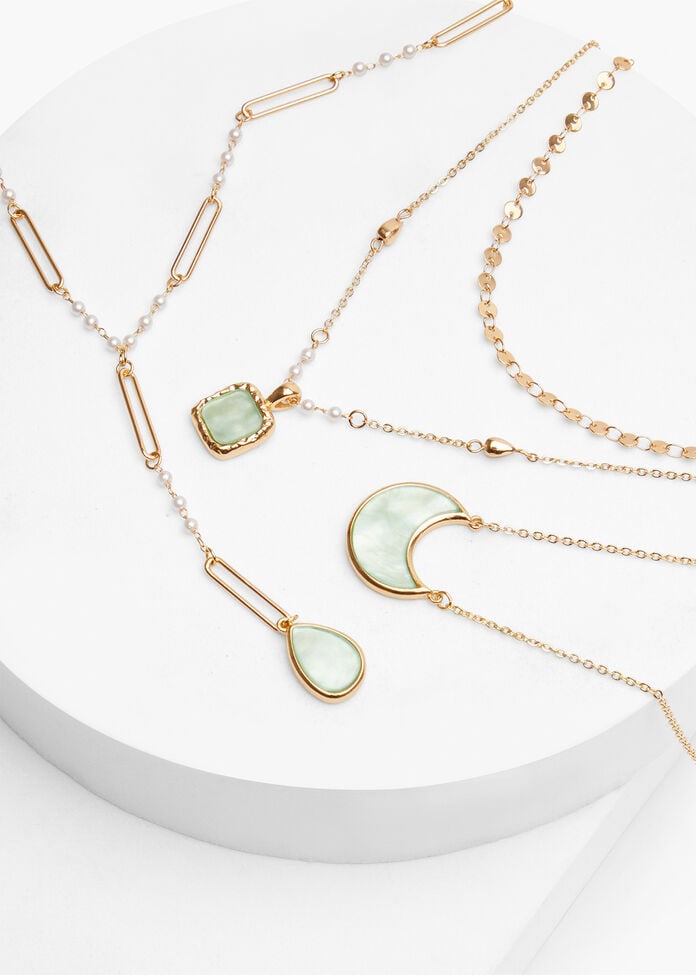 Multi Wear Moon Necklace, , hi-res