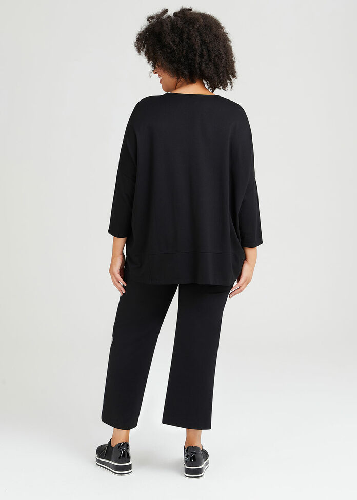 Shop Plus Size Bamboo Ponte Day To Day Top in Black | Taking Shape AU
