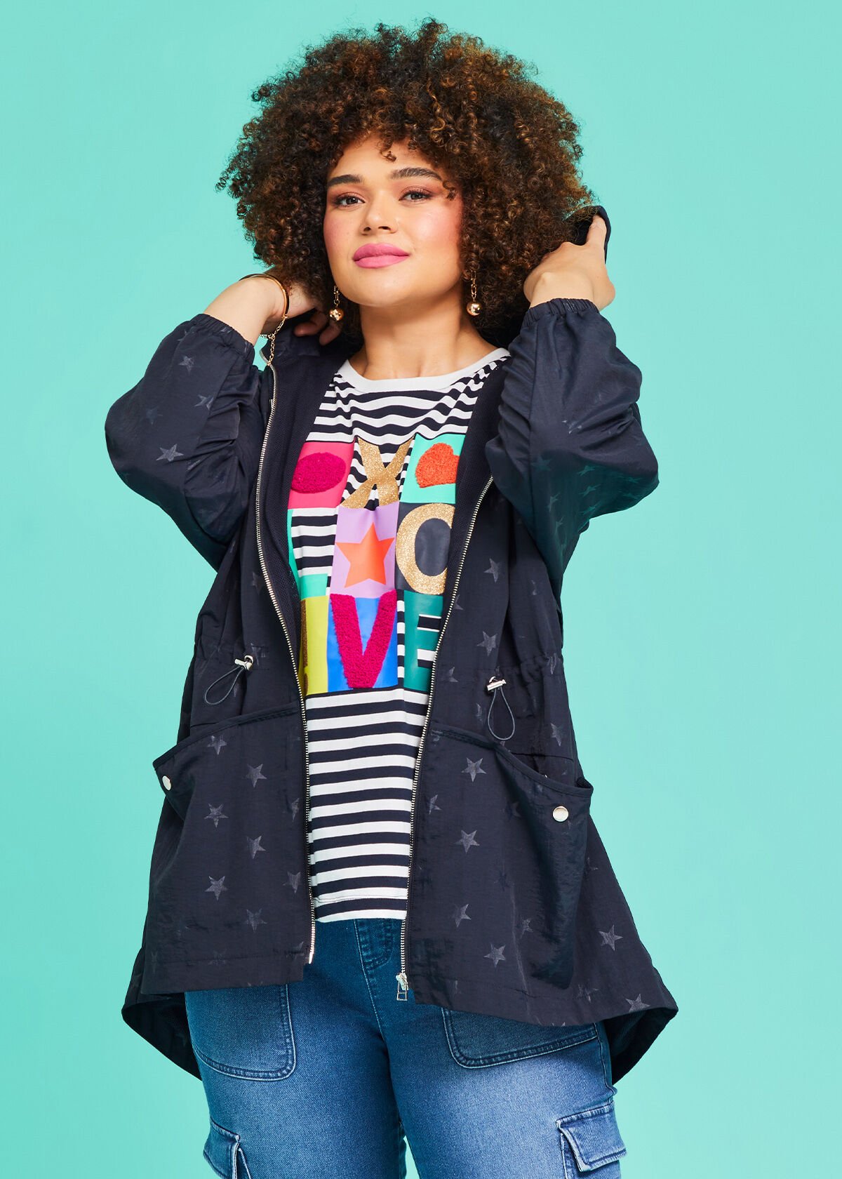 Girls plus deals size winter coats