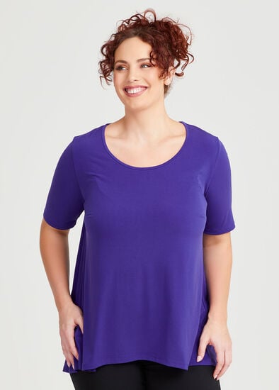 Plus Size Strive Scoop Neck Top
