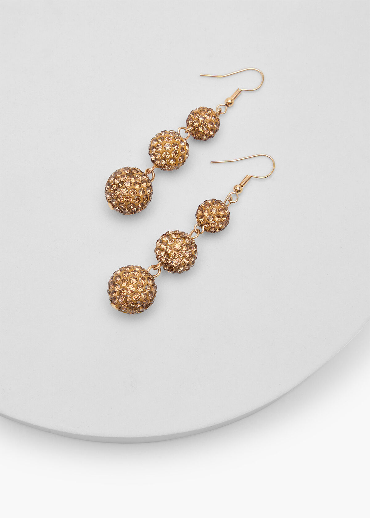 Diamante Ball Earrings