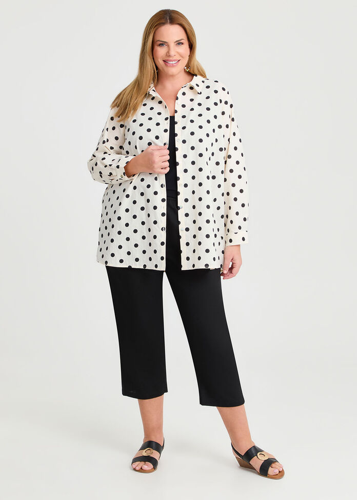 Cotton Linen Essential Shirt, , hi-res