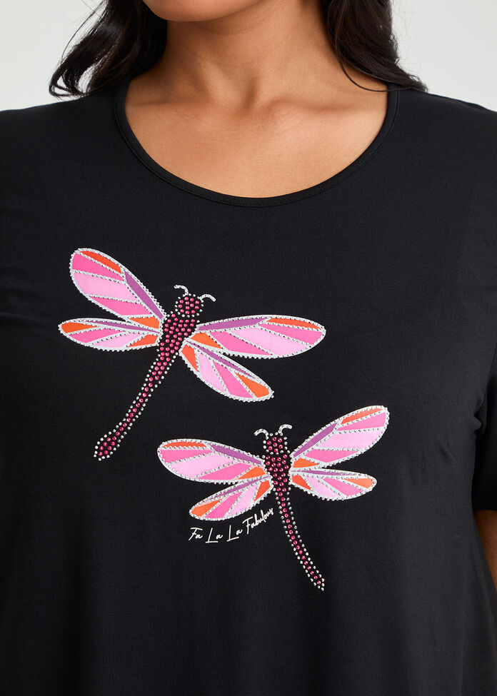 Natural Christmas Glitter Bug Tee, , hi-res