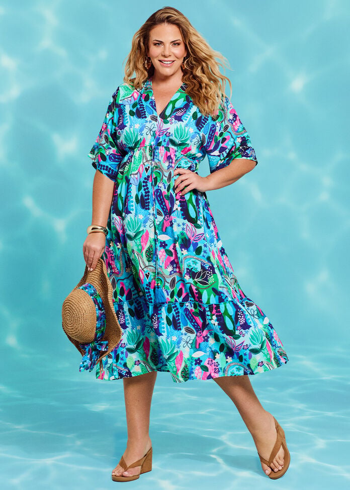 Joan Blond Natural Maxi Dress, , hi-res