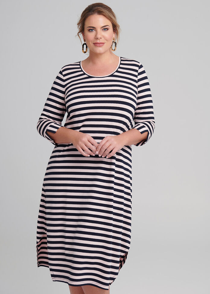 Along The Stripes Dress, , hi-res