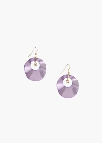 Metallic Hoop Earrings