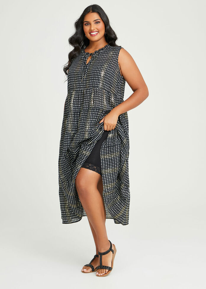 Color Tier Maxi Dress