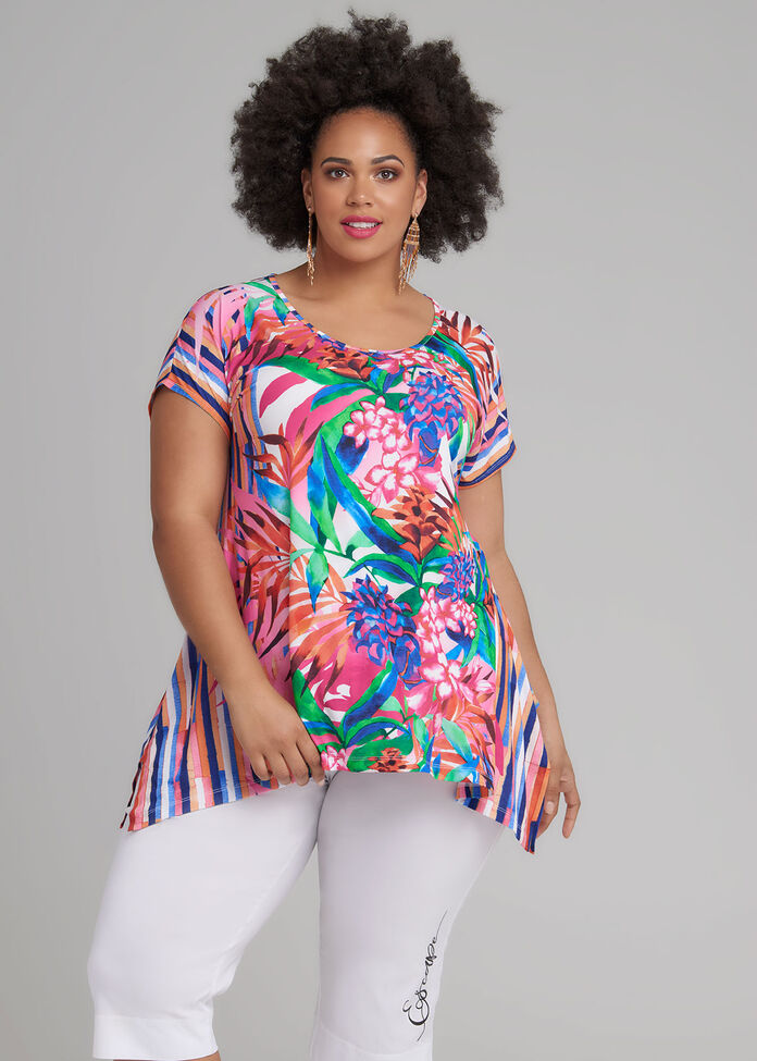 Tropical Bliss Top, , hi-res