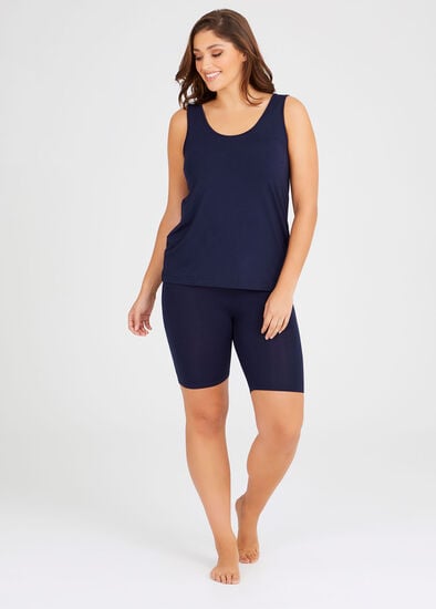 Plus Size Bamboo Anti Chafe Crop Short