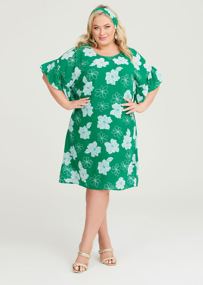 Lily Event Tunic Dress, , hi-res