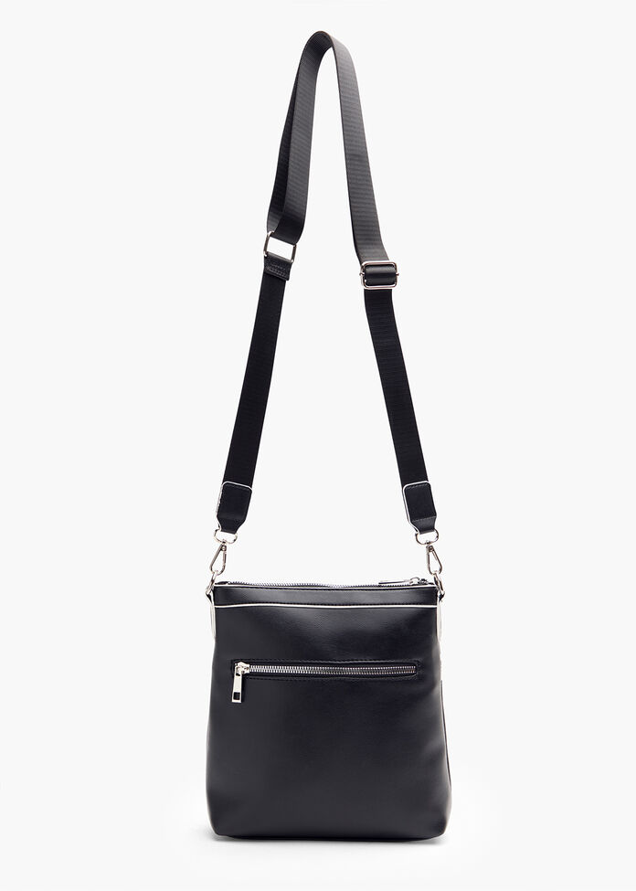 Geo Stitch Crossbody Bag, , hi-res