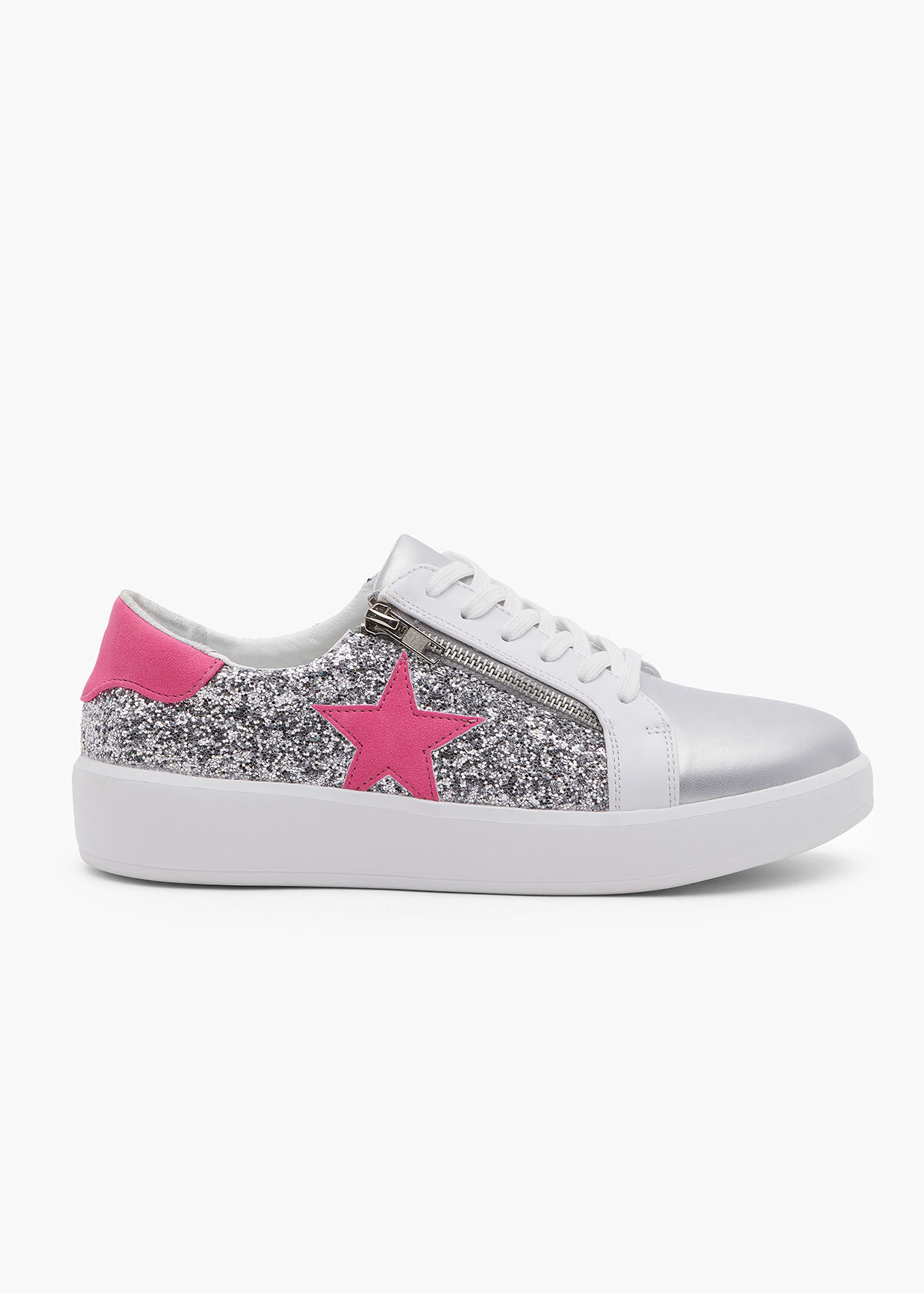 Sneakers with a star on store the side