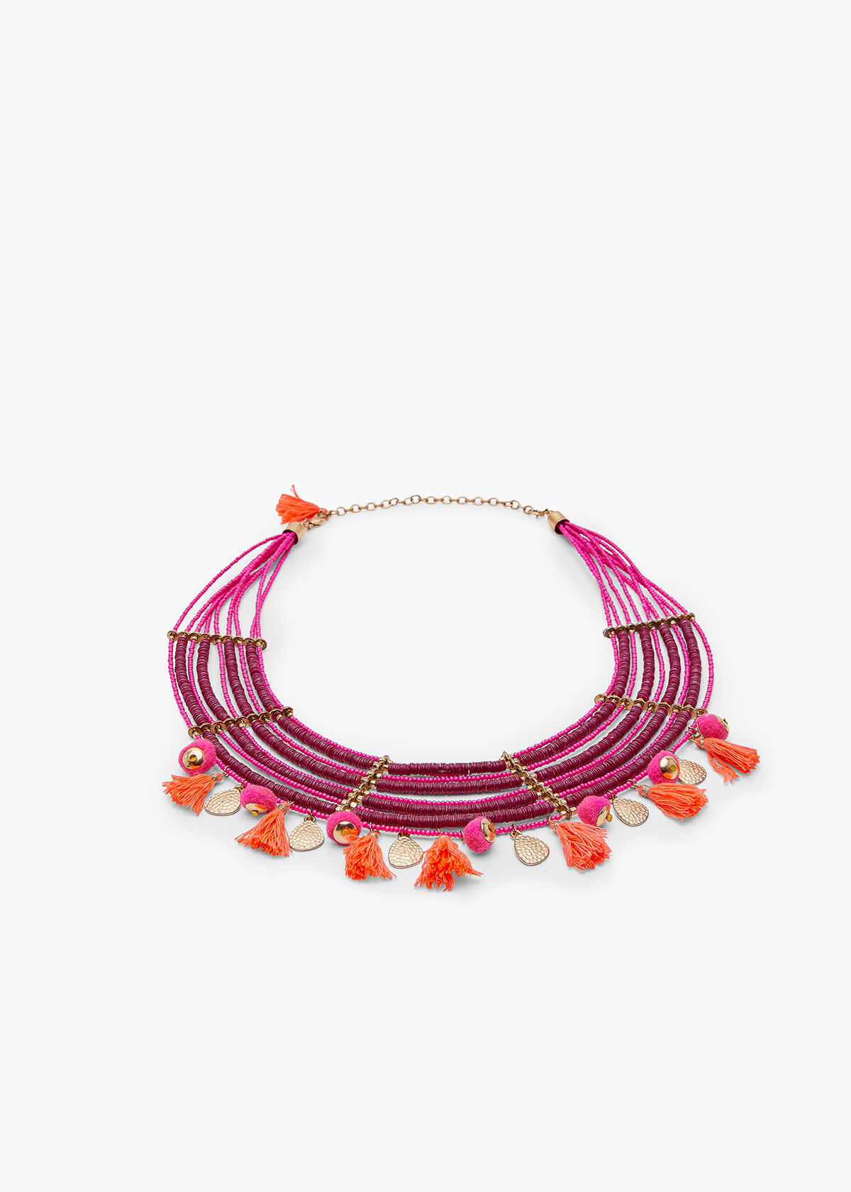 Short discount statement necklace