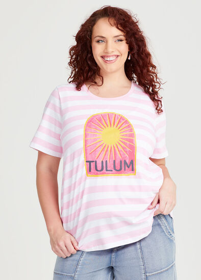 Plus Size Cotton Sunny Days T-shirt