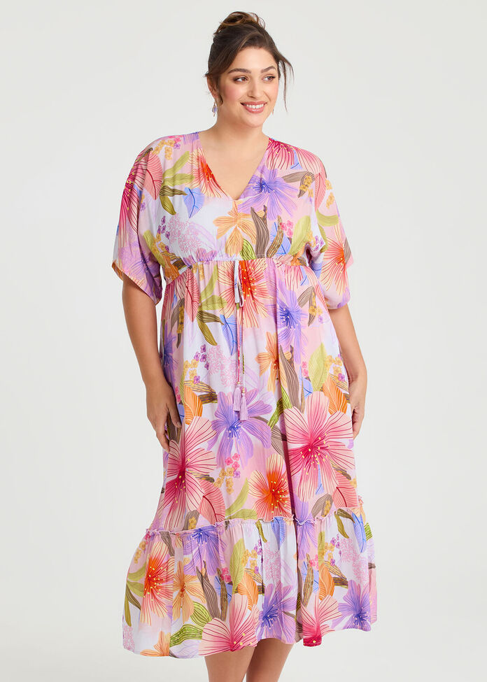 Natural Sunset Maxi Dress, , hi-res