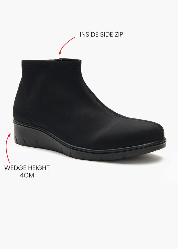 Ebony Stretch Ankle Boot, , hi-res