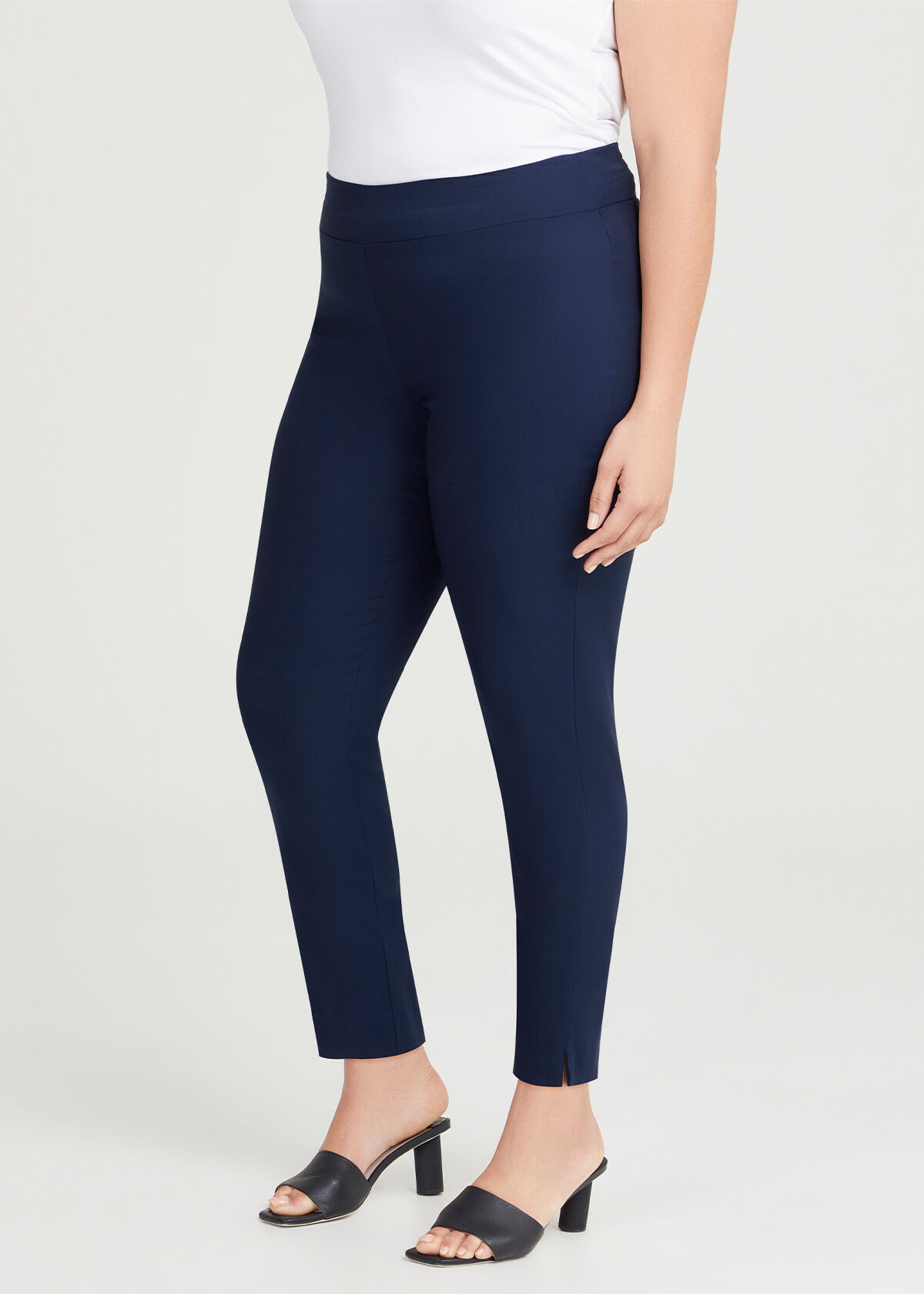 Plus size skinny work trousers online