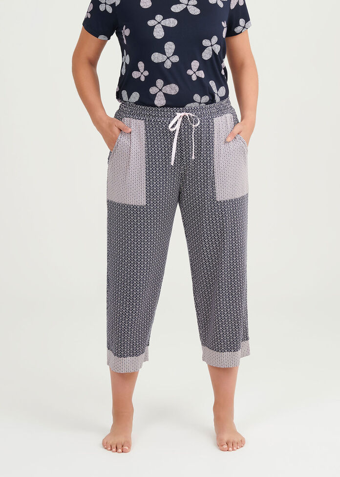 Bamboo Ditsy Pj Pant, , hi-res