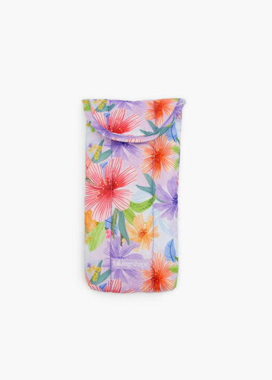 Floral Padded Glasses Case