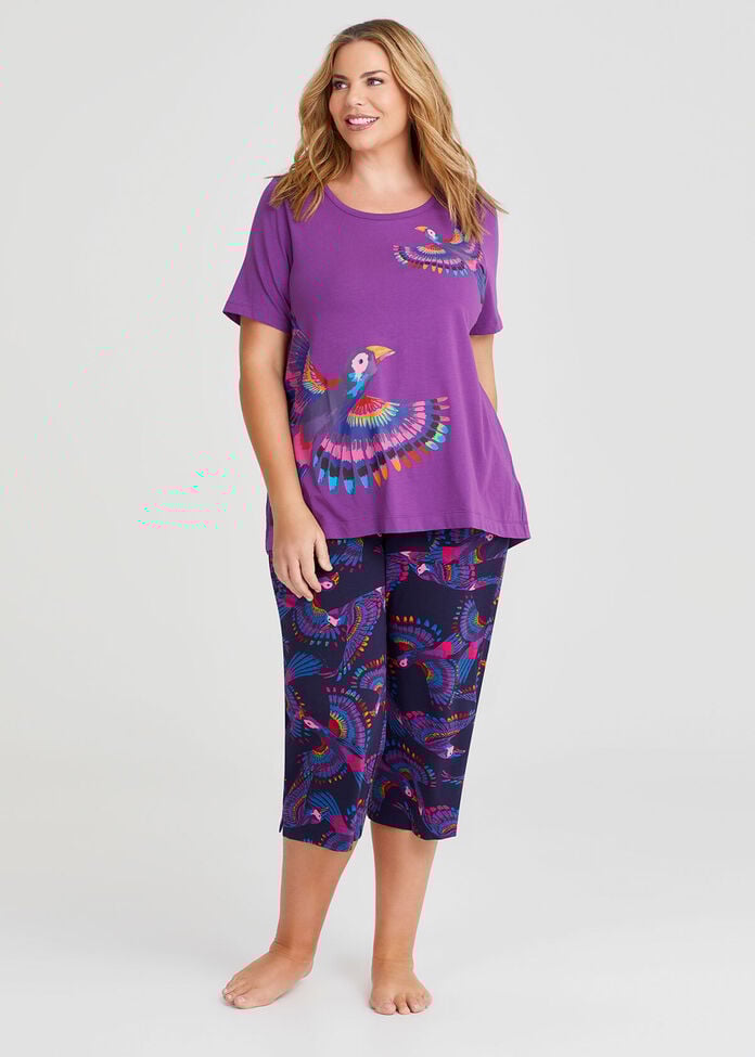 Shop Plus Size Australian Cotton Pyjama Pant, Multi | Taking Shape AU
