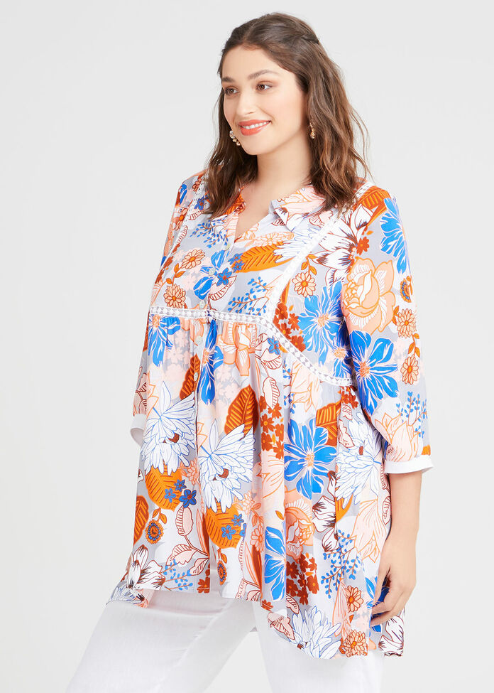 Bamboo Fluid Crepe Tunic main image 0