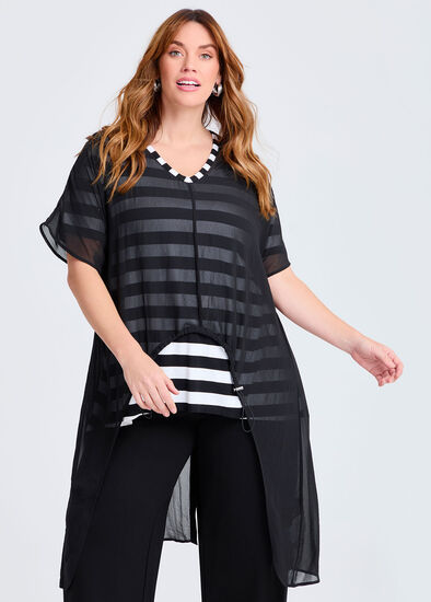 Plus Size Chiffon Amara Top