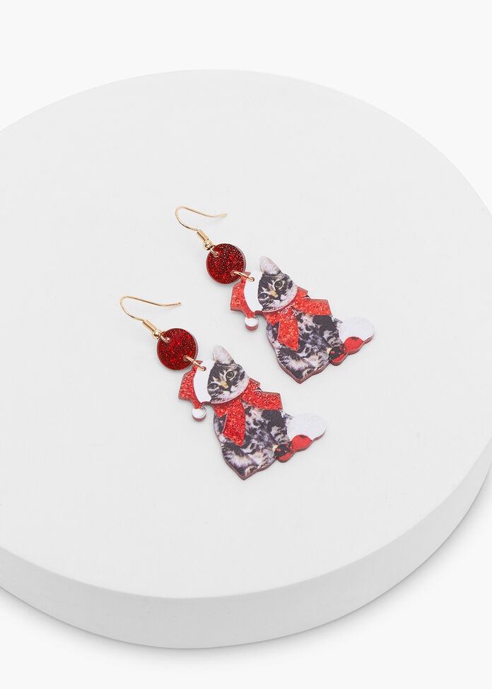 Shop Christmas Cat Earrings Accessories Taking Shape AU
