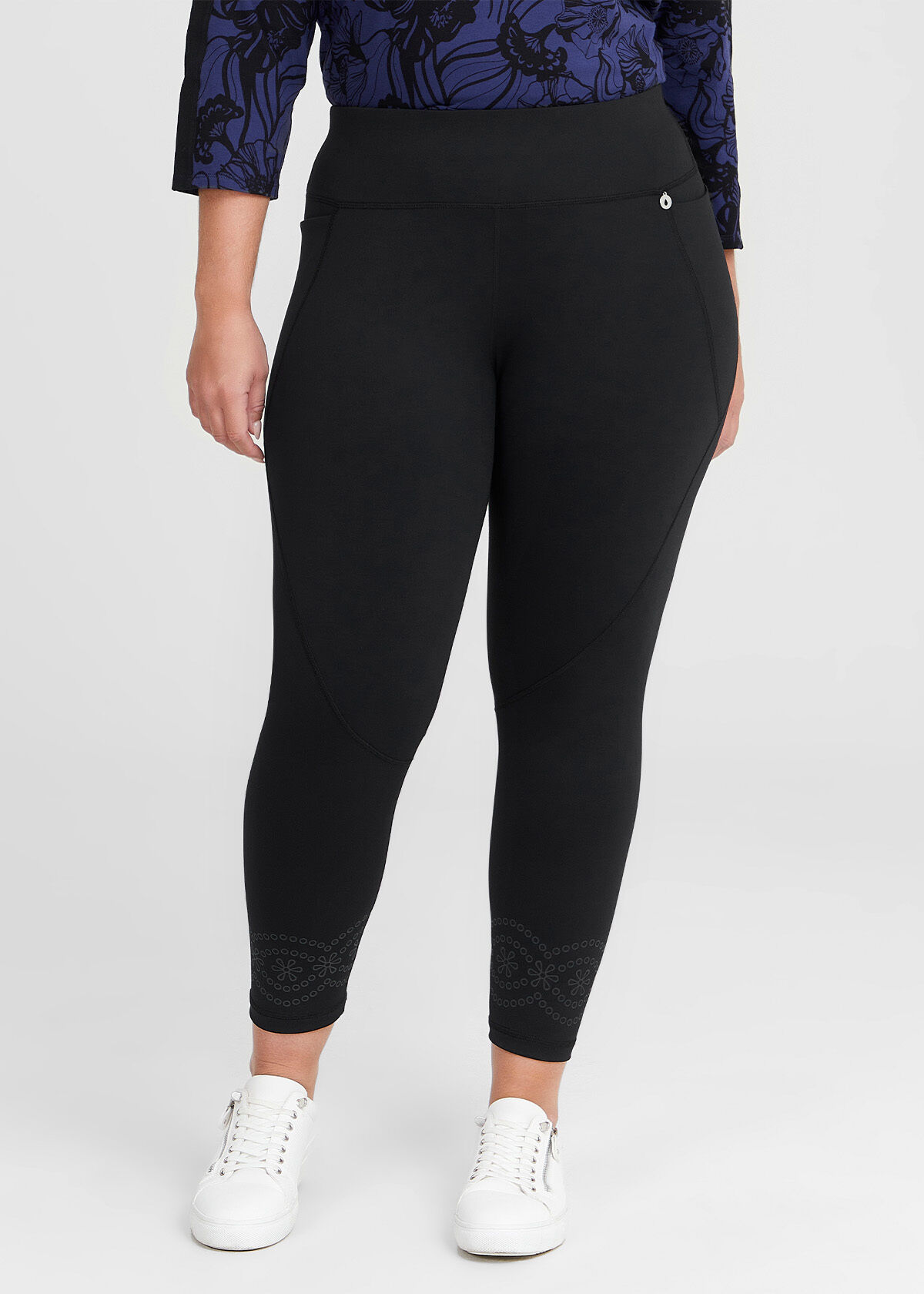 Buy Stretch is Comfort Womens Foldover Plus Size Color Yoga Pants Black XX Large at Amazonin