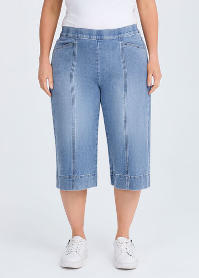 Plus Size Cotton Cool Jade Bermuda Short