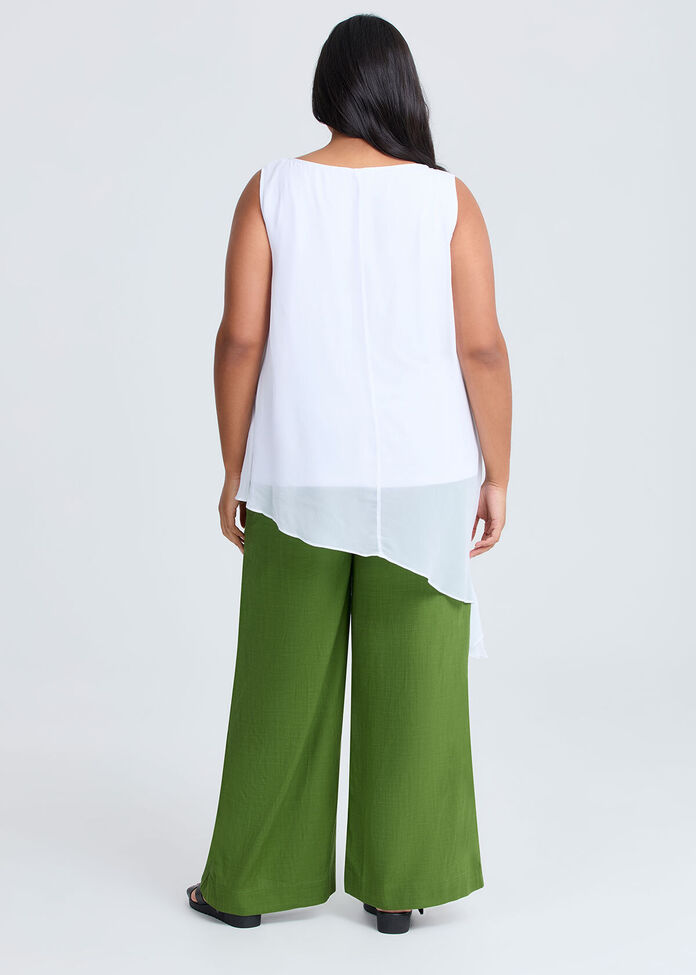 Overlay Sleeveless Top, , hi-res