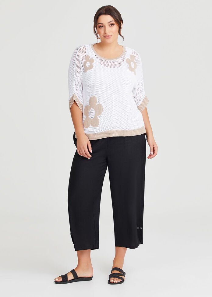 Daisy Cotton Knit Overtop, , hi-res