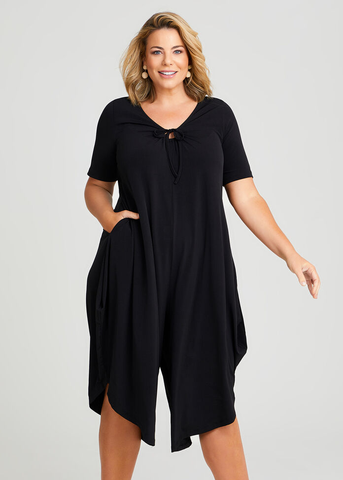 Shop Plus Size Nightout Luna Jumpsuit in Black | Taking Shape AU