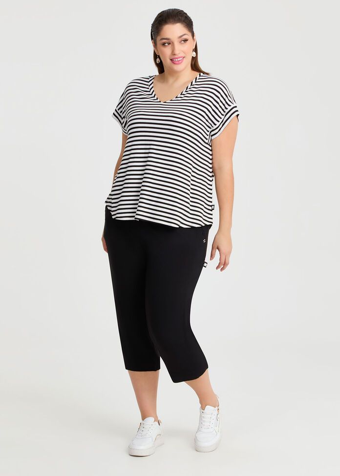 Natural Del Sol Stripe Top, , hi-res