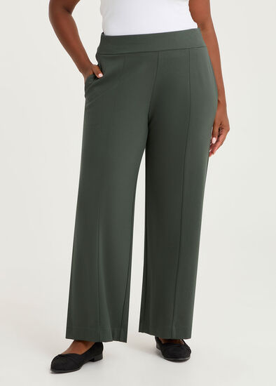 Plus Size Ponte Harper Wide Leg Pant