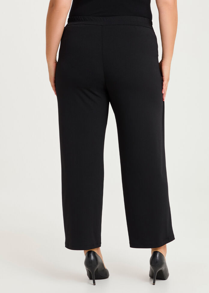 Crossover Wrap Event Wide Leg Pant, , hi-res