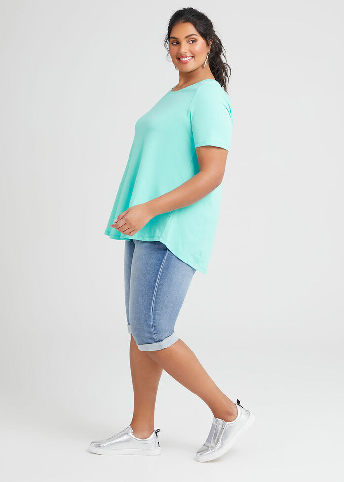 Organic Crew Swing Basic Tee, , hi-res
