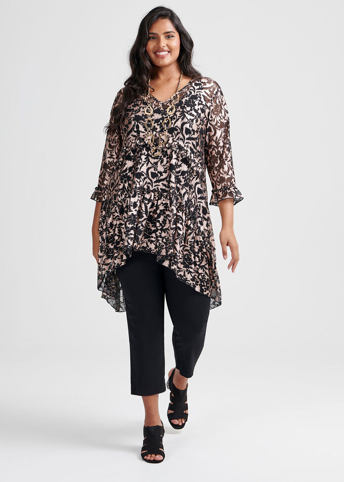 Hue And Me Foil Tunic, , hi-res