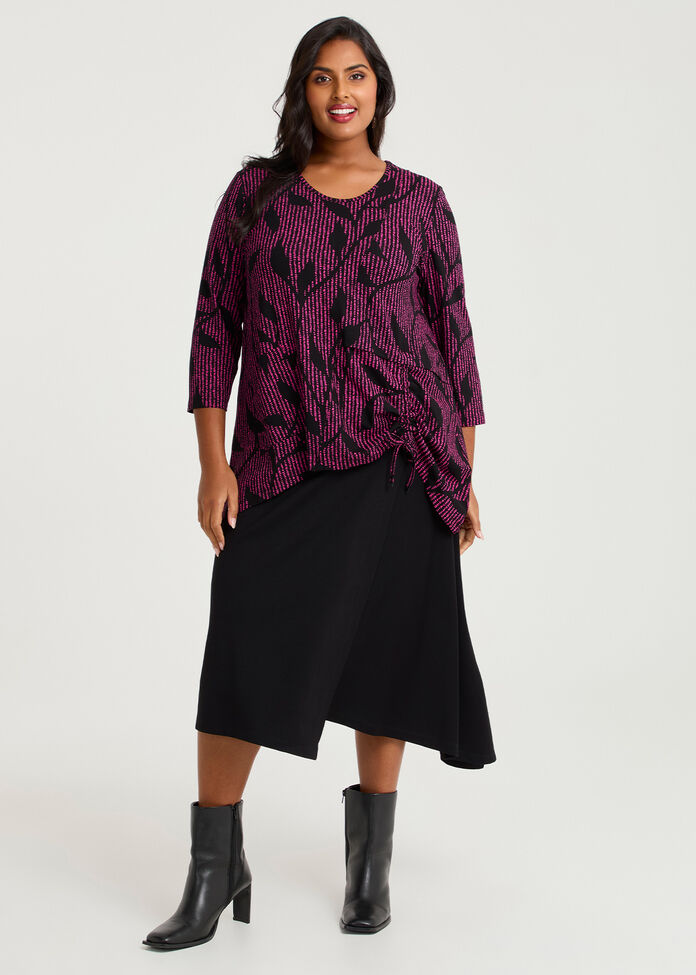 Seam Detail Drawstring Top, , hi-res