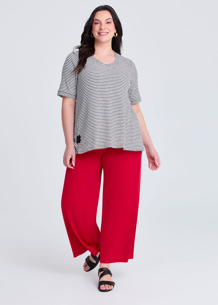 Texture Amanda Stripe Top, , hi-res